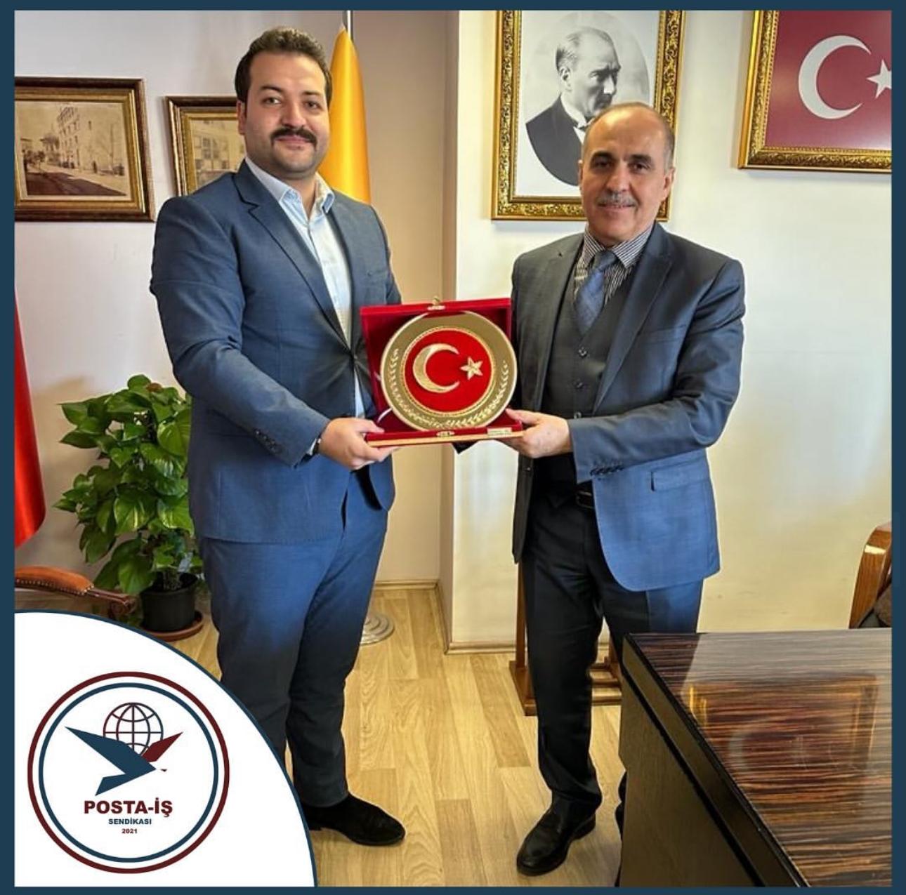 Ankara Ptt Başmüdürü Necati Yoldaş ziyaretimiz